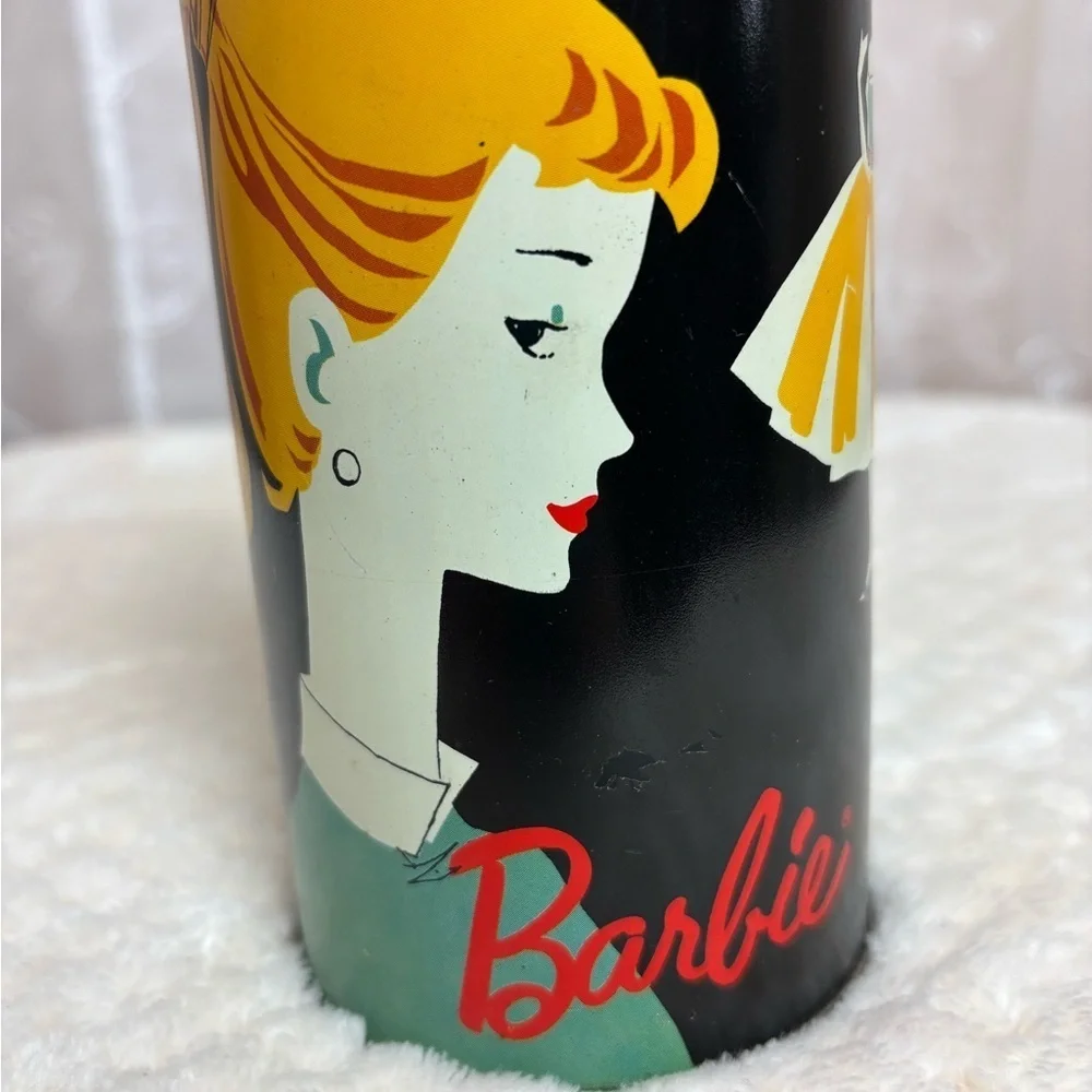 Vintage Barbie Thermos Bottle Mattel Inc, 1962